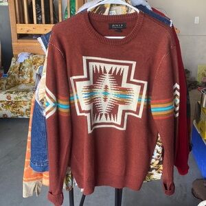 Pendleton style sweater